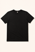 T-Shirt Noir Homme 100% Coton – T-Shirt Basique Premium ALDIZ