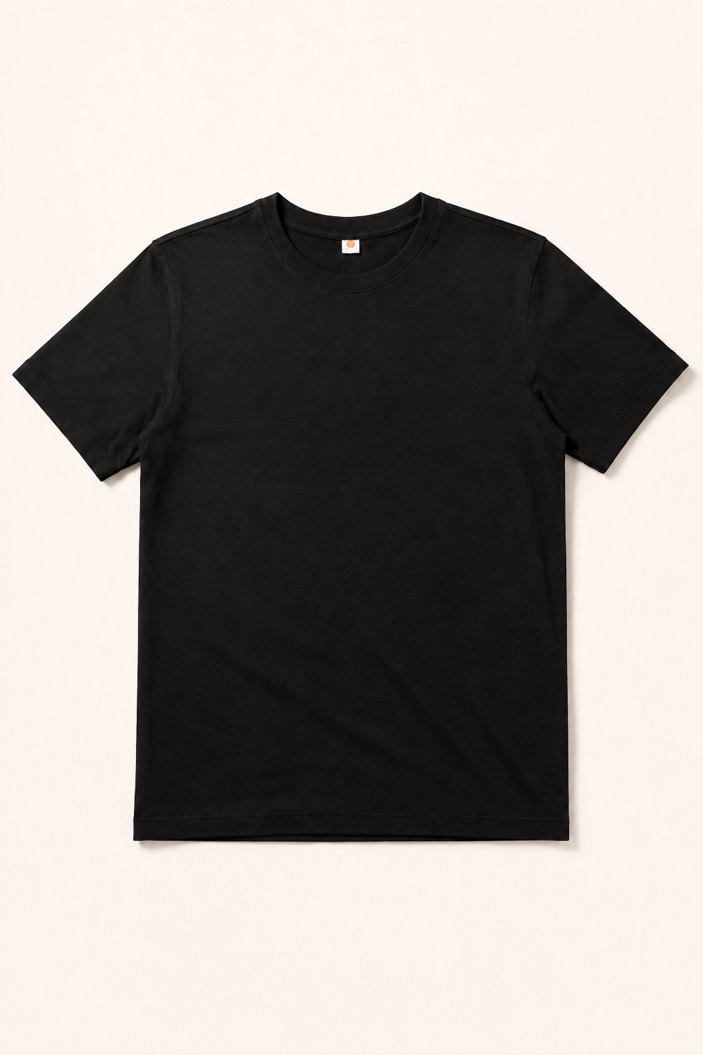 T-Shirt Noir Homme 100% Coton – T-Shirt Basique Premium ALDIZ