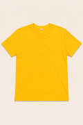 T-Shirt Jaune Homme 100% Coton – T-Shirt Basique Premium ALDIZ