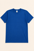 T-Shirt Bleu Indigo Homme 100% Coton – T-Shirt Basique Premium ALDIZ