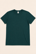 T-Shirt Vert Foncé Homme 100% Coton – T-Shirt Basique Premium ALDIZ